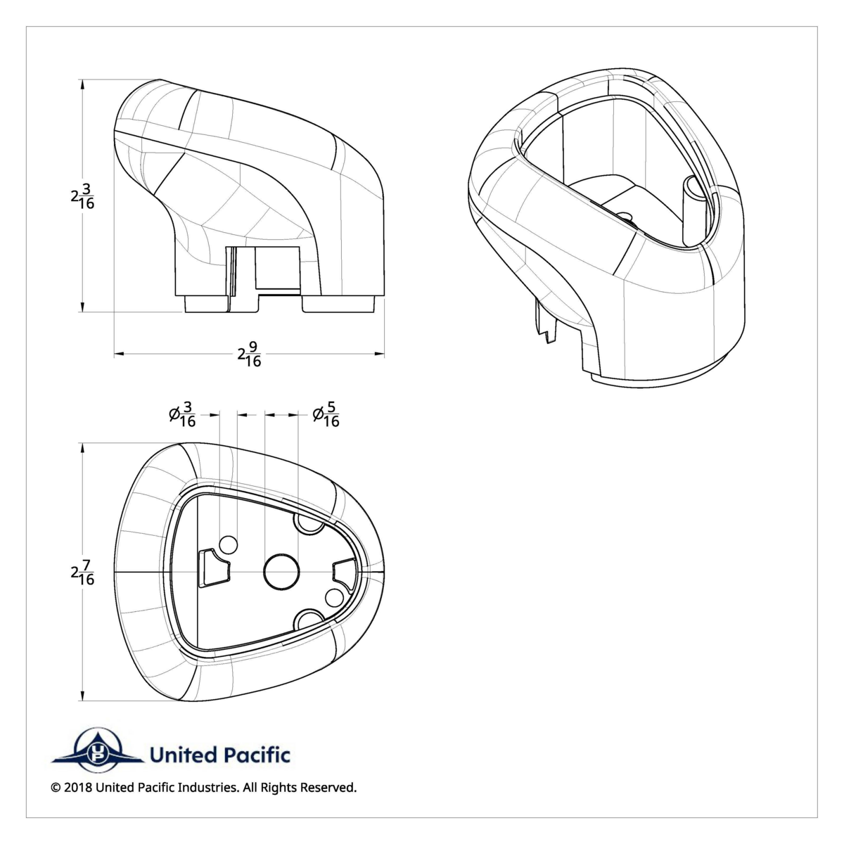 Gearshift Knob Without Cover For 13/15/18 Speed Eaton Fuller - Chrome - Thumbnail 6