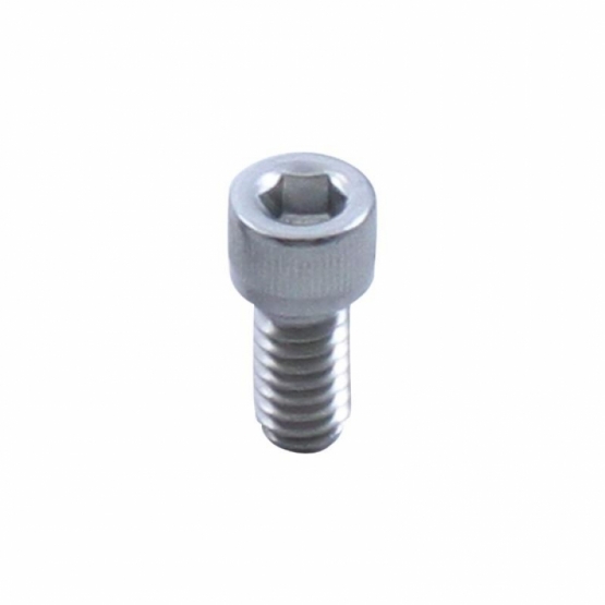 Chrome Plastic Socket Head Screw Caps For 1/4" Screw (10-Pack) - Thumbnail 3