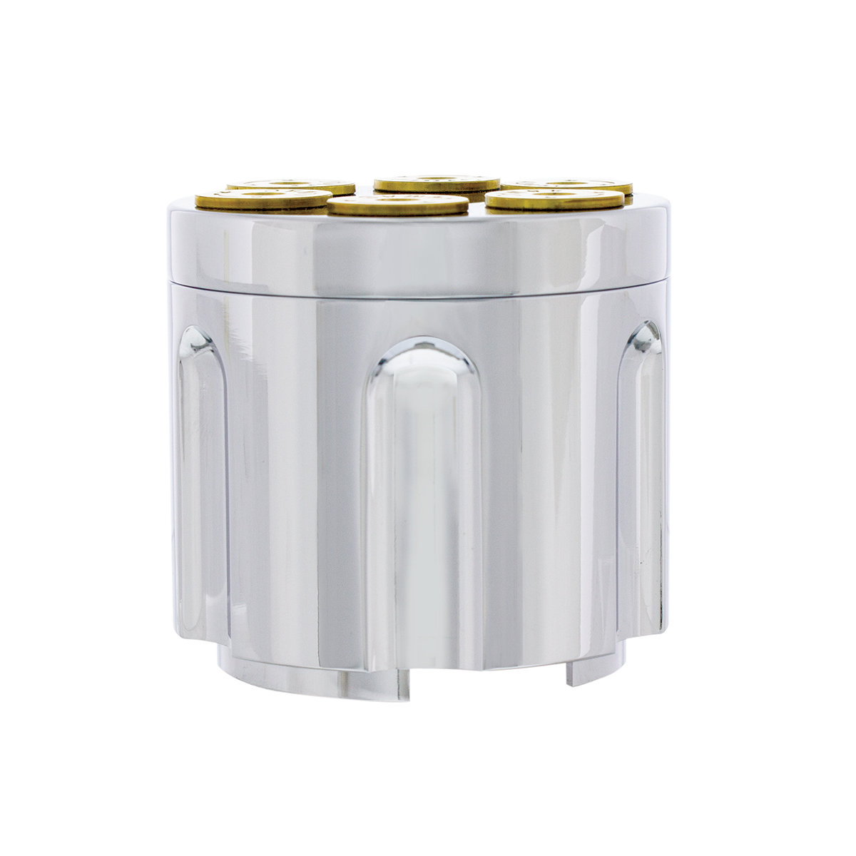 Gun Cylinder 9/10 Speed Gearshift Knob - Chrome - Thumbnail 2