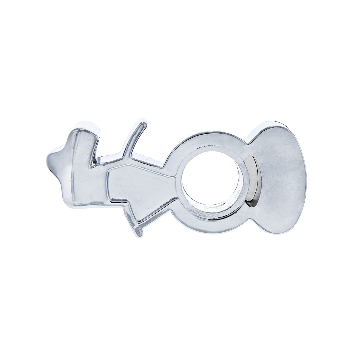 Chrome Plastic Splitter Button For Eaton Fuller 18 Speed Shifter - Thumbnail 3