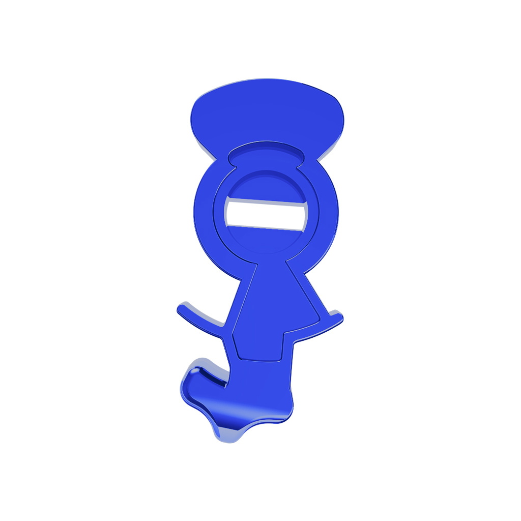 Candy Color Plastic Splitter Button For Eaton Fuller 13 Speed Shifter-Indigo Blue - Thumbnail 5