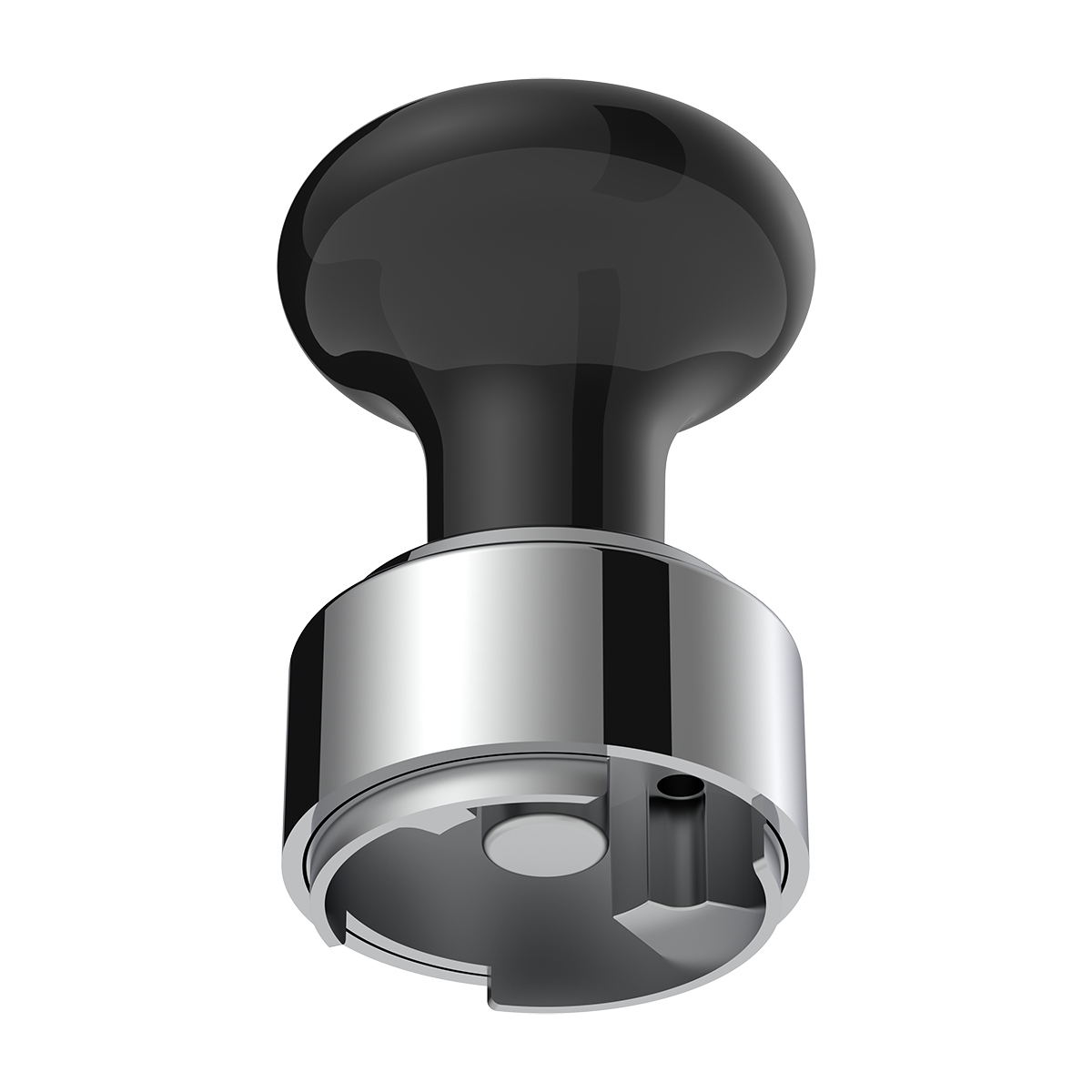 Thread-On Gearshift Knob & Adapter For Eaton Fuller Style 9/10 Shifter - Black - Thumbnail 4