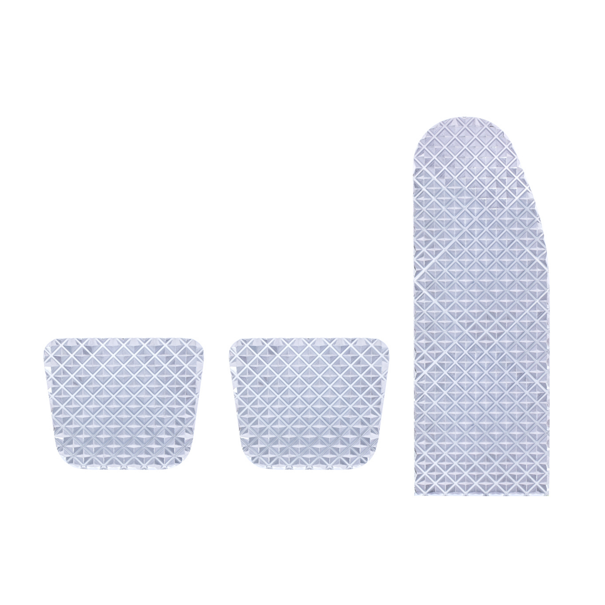 Chrome Billet Aluminum Diamond Pedal Set For 2014+ Peterbilt 567/579/587/589 - Thumbnail 5