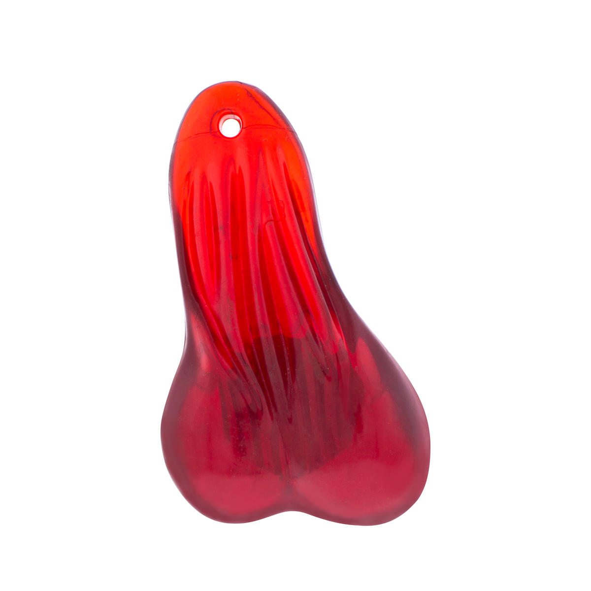 8-1/4" Tall Large Low-Hanging Rubber Balls With LED Light - Red LED - Thumbnail 2