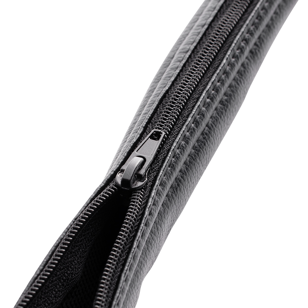 27.5" Driver Assist Grab Bar Cover - Black Engineered Leather - Thumbnail 3