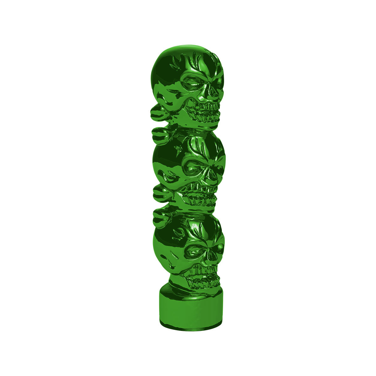 1/2"-13 Thread-On 3 Skull Candy Color Shift Knob-Emerald Green - Thumbnail 6