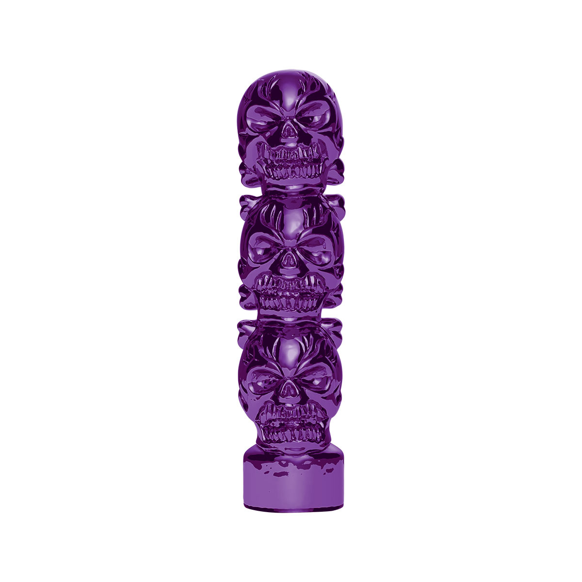 1/2"-13 Thread-On 3 Skull Candy Color Shift Knob-Candy Purple - Thumbnail 2
