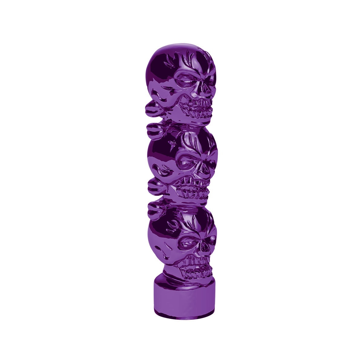 1/2"-13 Thread-On 3 Skull Candy Color Shift Knob-Candy Purple - Thumbnail 6
