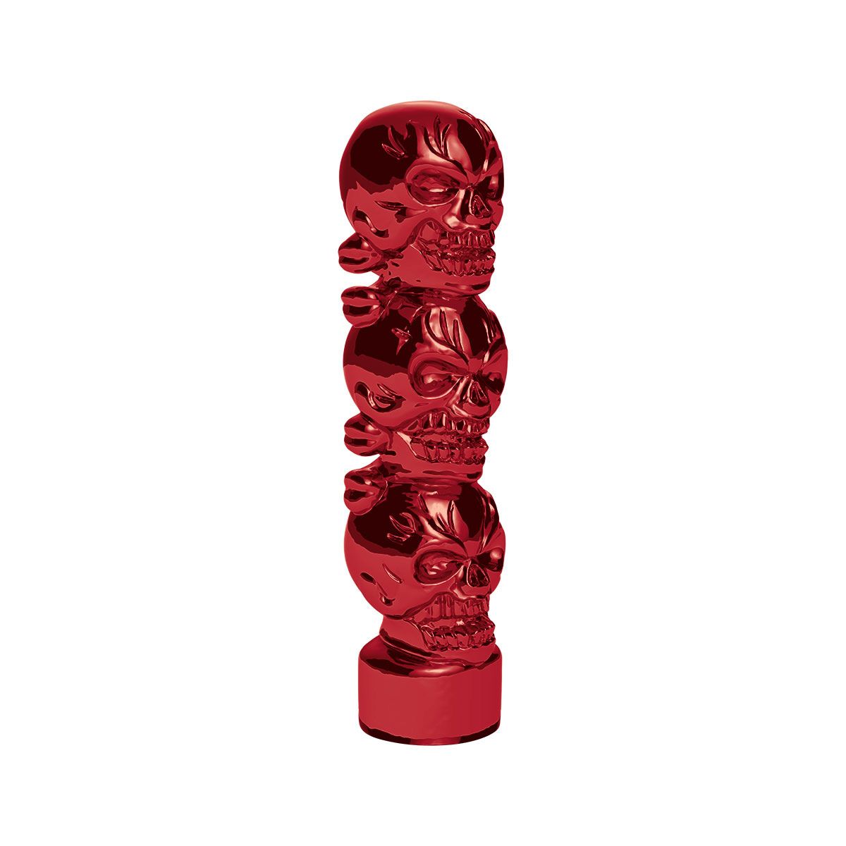1/2"-13 Thread-On 3 Skull Candy Color Shift Knob-Candy Red