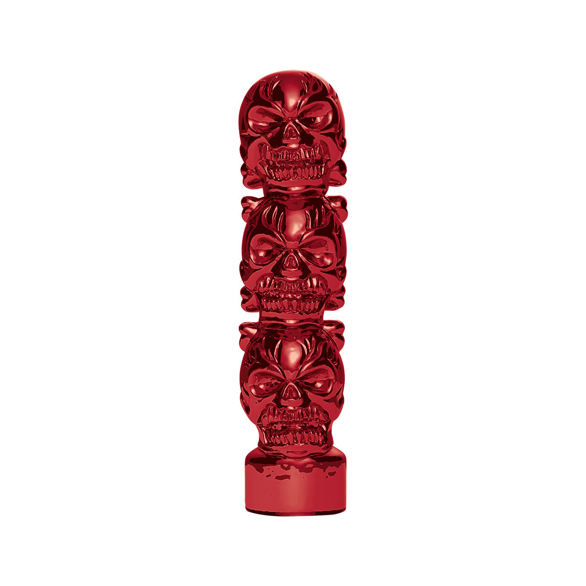 1/2"-13 Thread-On 3 Skull Candy Color Shift Knob-Candy Red - Thumbnail 2