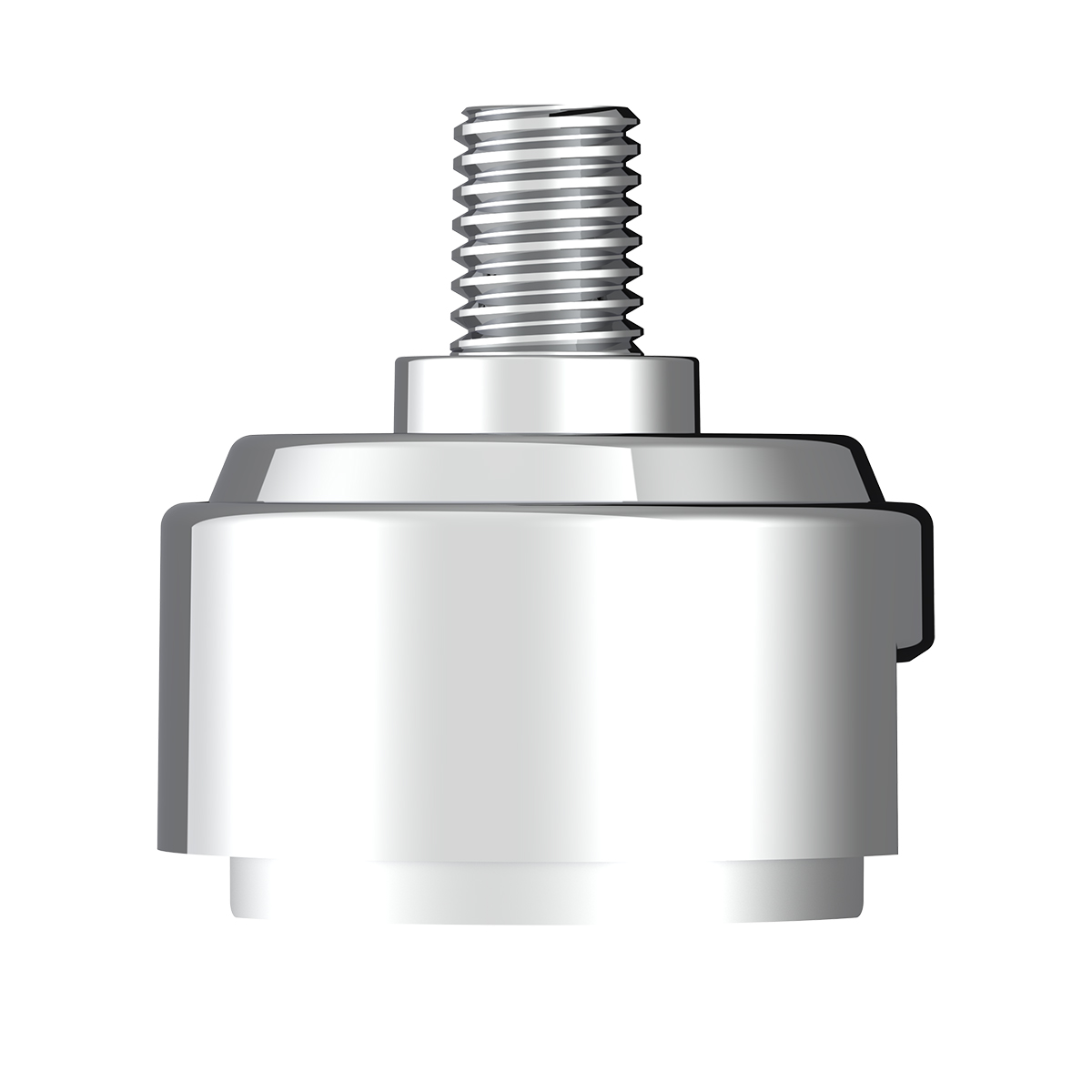 1/2"-13 Thread-On Shift Knob Mounting Adapter For Eaton Fuller Style 13/15/18 Shifter - Chrome (Bulk) - Thumbnail 2