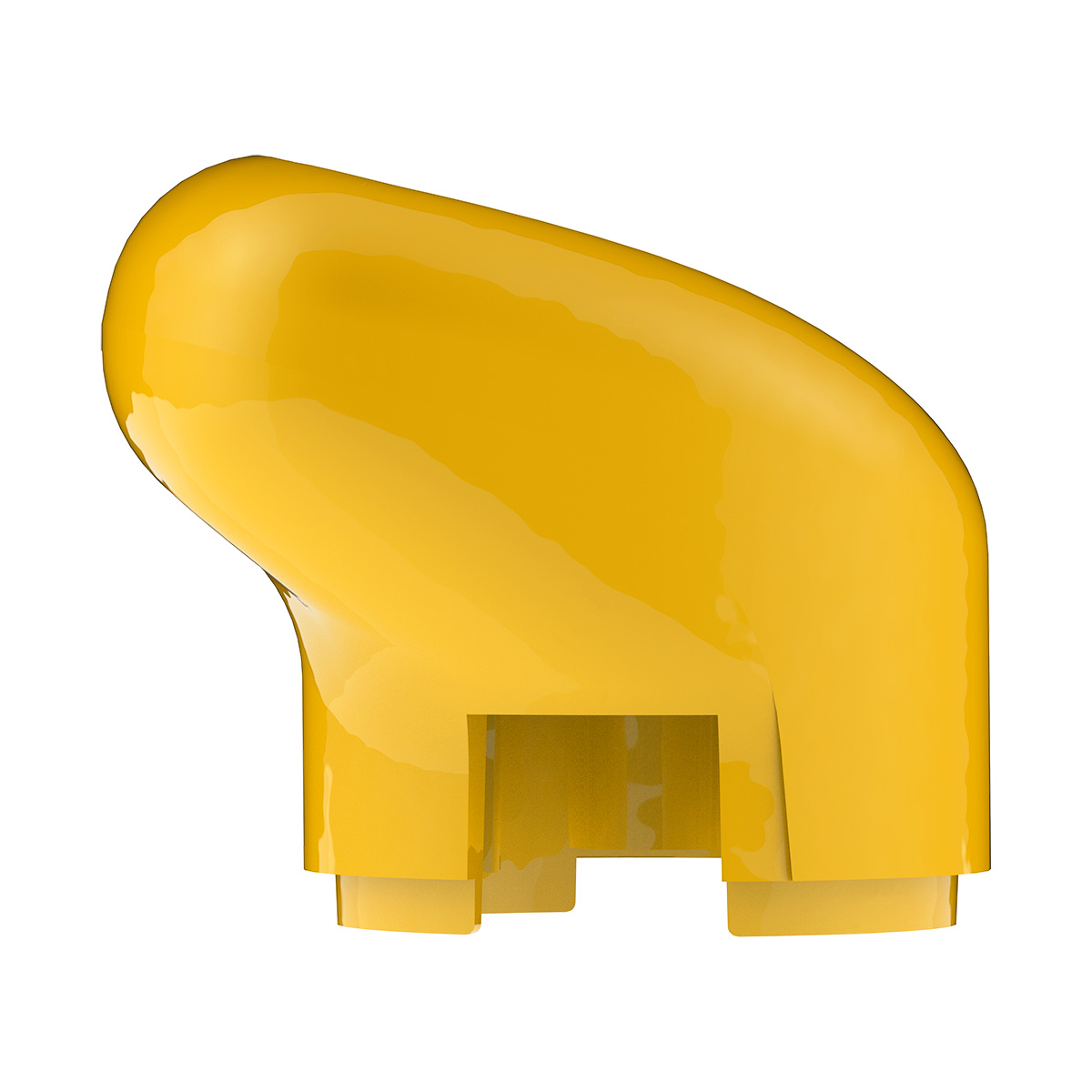 13/15/18 Speed Eaton-Fuller Style Gearshift Knob - Electric Yellow - Thumbnail 3