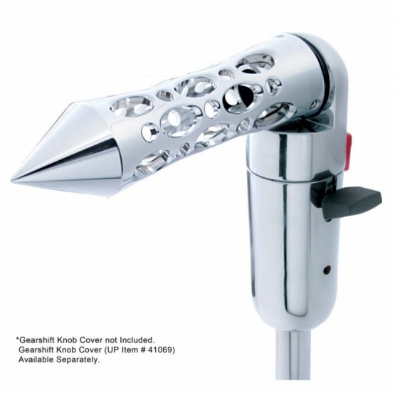 Daytona Style Spike Gearshift Knob With 13/15/18 Speed Adapter - Chrome/Horizontal - Thumbnail 3
