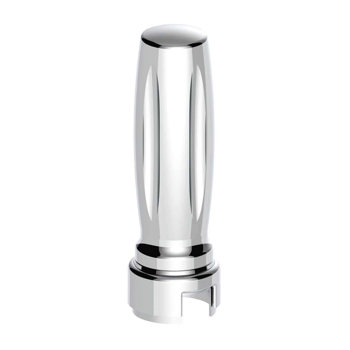 M30X3.5 Thread-On Vegas Style Gearshift Knob With 13/15/18 Speed Adapter - Chrome/Vertical - Thumbnail 6