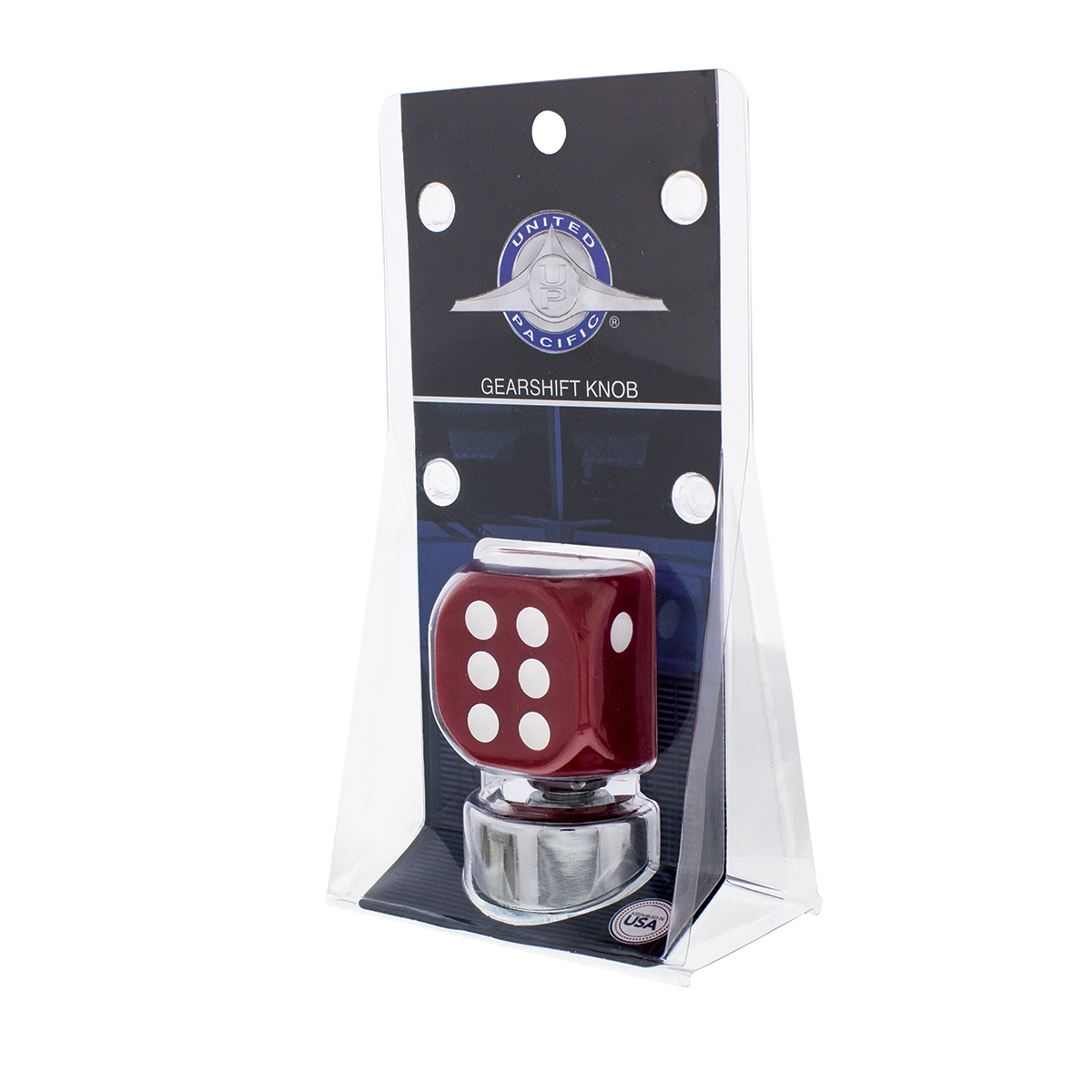 Red Dice Gearshift Knob With 13/15/18 Speed Adapter - Thumbnail 2