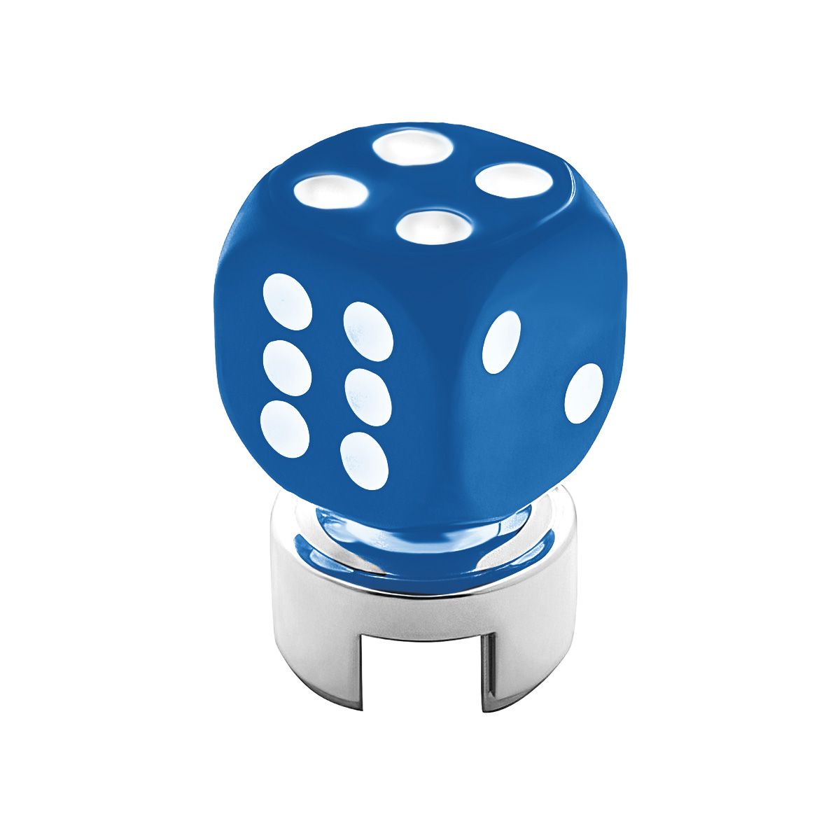 Blue Dice Gearshift Knob With 13/15/18 Speed Adapter