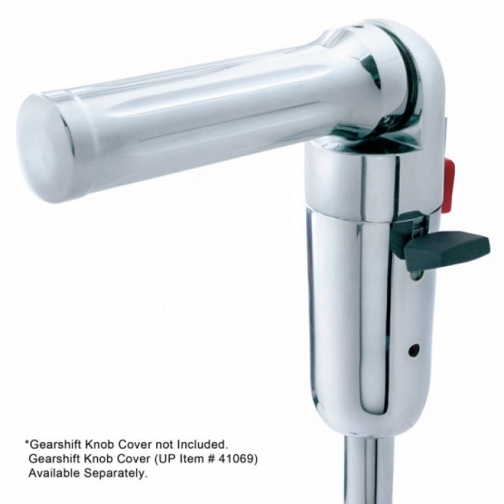 Dallas Style Gearshift Knob With 13/15/18 Speed Adapter - Chrome/Horizontal - Thumbnail 3