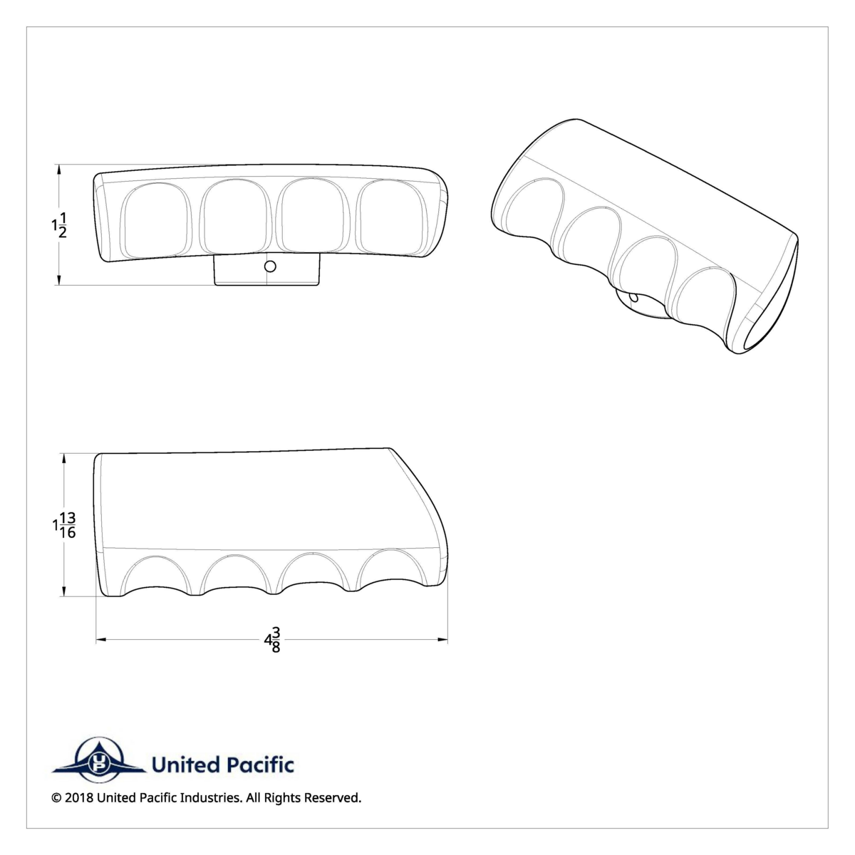 T-Shape Gearshift Knob - Chrome - Thumbnail 6