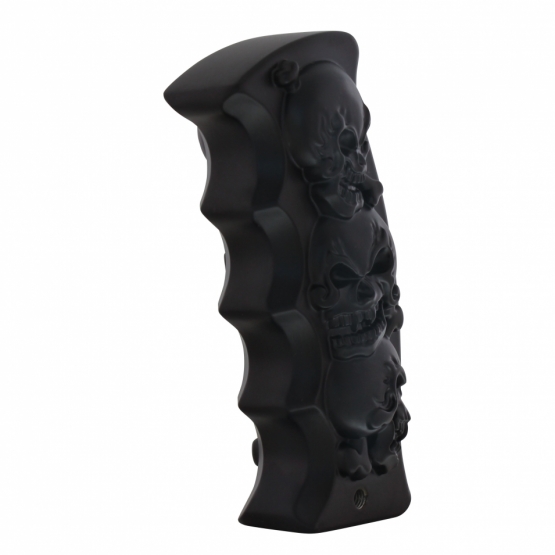 Skulls Pistol Grip Gearshift Knob - Black