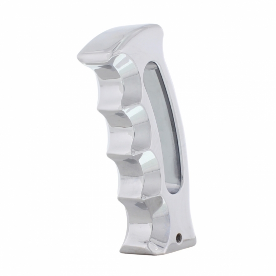 Slot Style Pistol Grip Gearshift Knob - Chrome