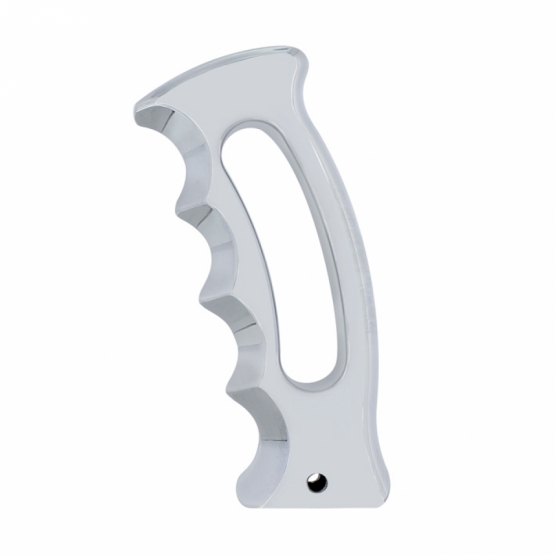 Slot Style Pistol Grip Gearshift Knob - Chrome - Thumbnail 2