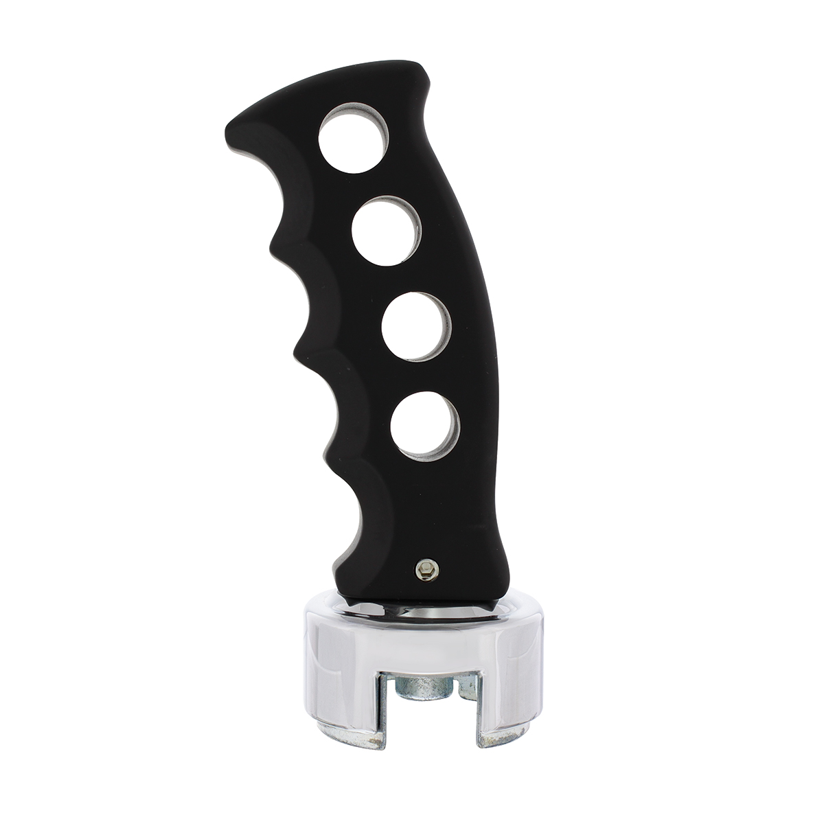 Gatling Style Gearshift Knob With 13/15/18 Speed Adapter - Black - Thumbnail 2