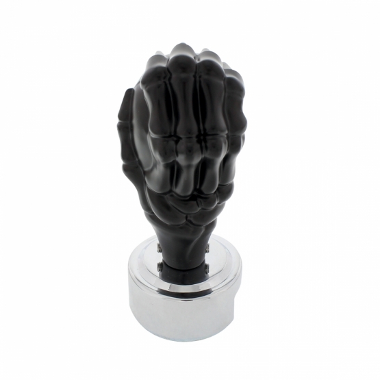 Skull Gearshift Knob With 13/15/18 Speed Adapter - Black - Thumbnail 3