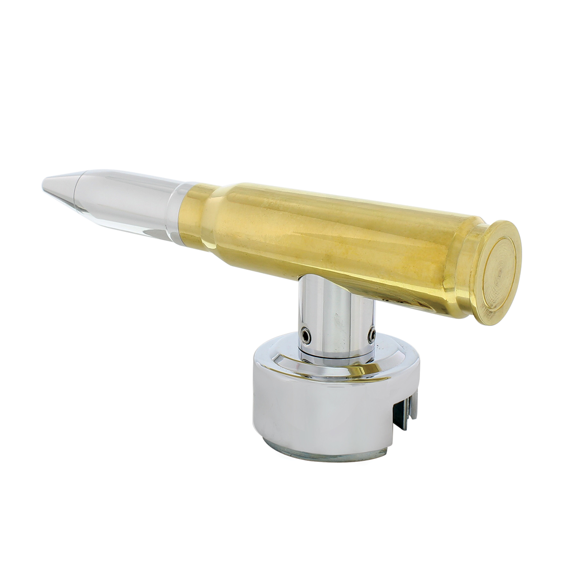 50 Caliber Bullet T-Handle Gearshift Knob With 13/15/18 Speed Adapter - Thumbnail 2