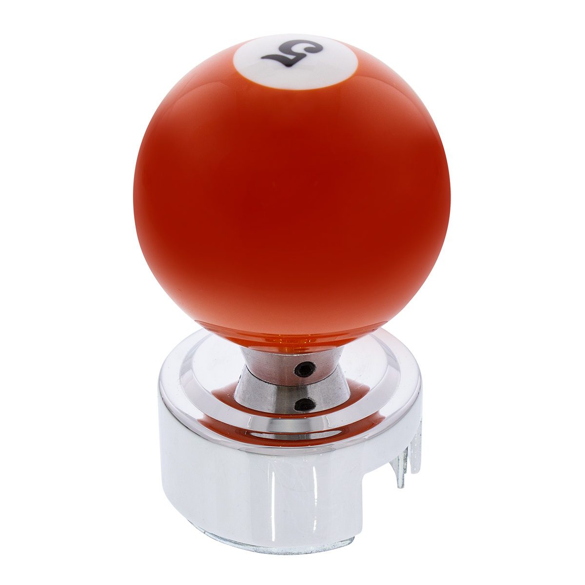 Number 5 Pool Ball Gearshift Knob For 13/15/18 Speed Eaton Style Shifters - Thumbnail 2