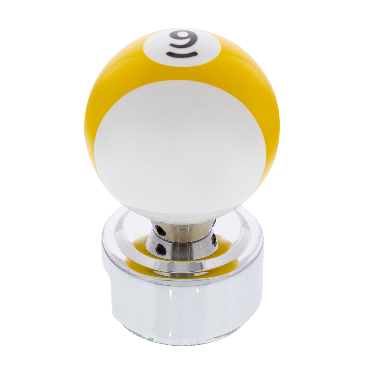 Number 9 Pool Ball Gearshift Knob For 13/15/18 Speed Eaton Style Shifters - Thumbnail 5