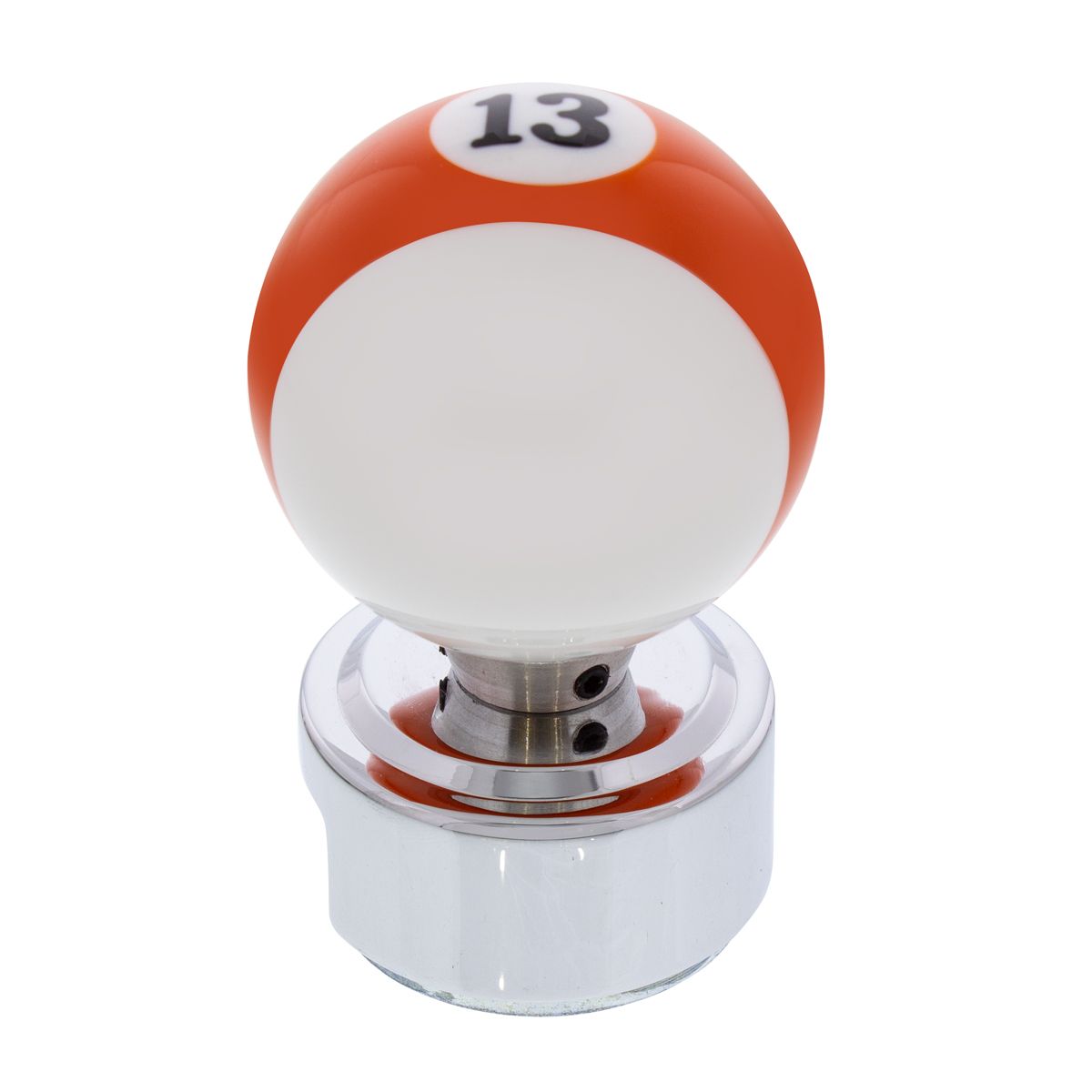 Number 13 Pool Ball Gearshift Knob For 13/15/18 Speed Eaton Style Shifters