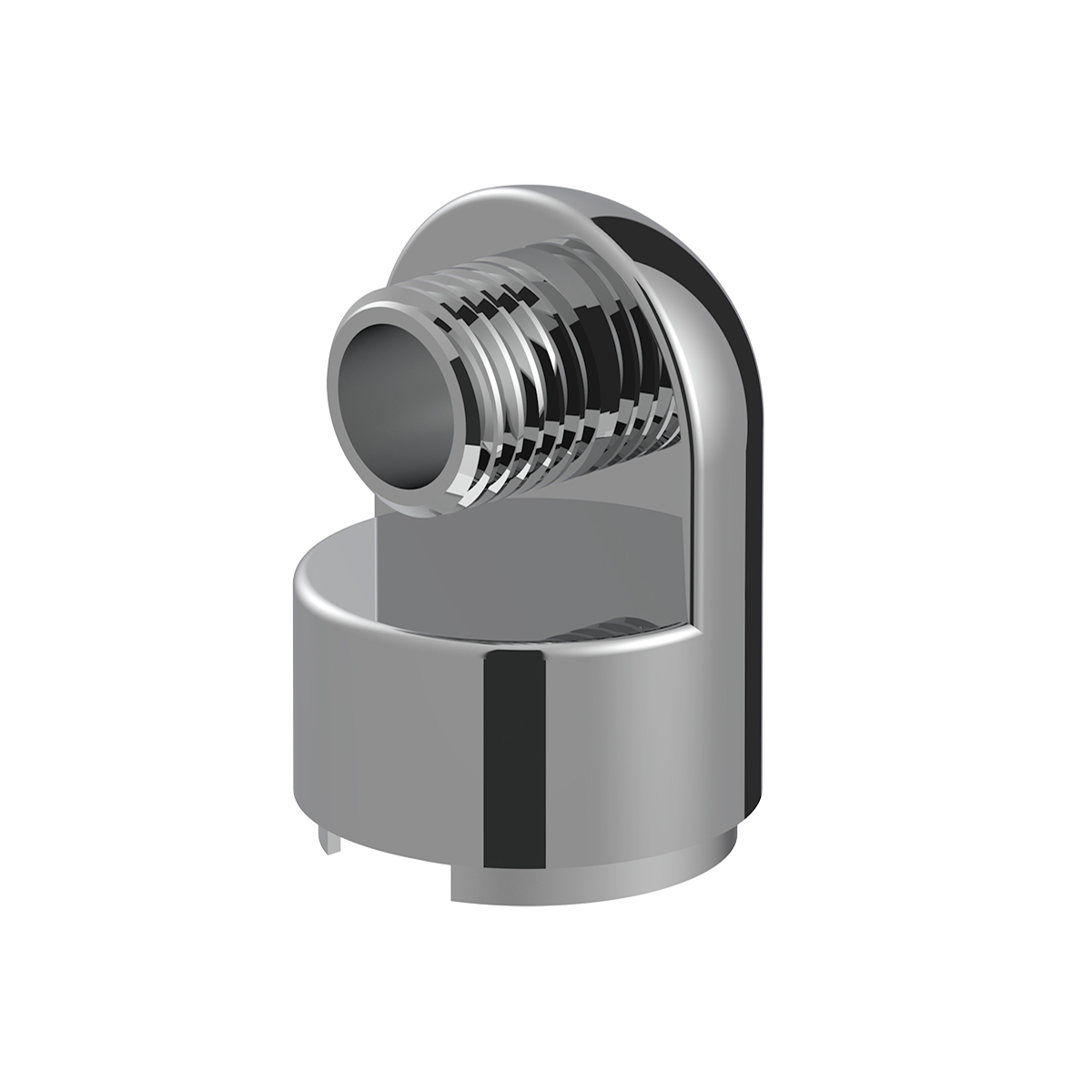 M30X3.5 Thread-On Gearshift Knob Chrome Mounting Adapter For Eaton Fuller Style 13/15/18 Speed - Horizontal (Bulk) - Thumbnail 3