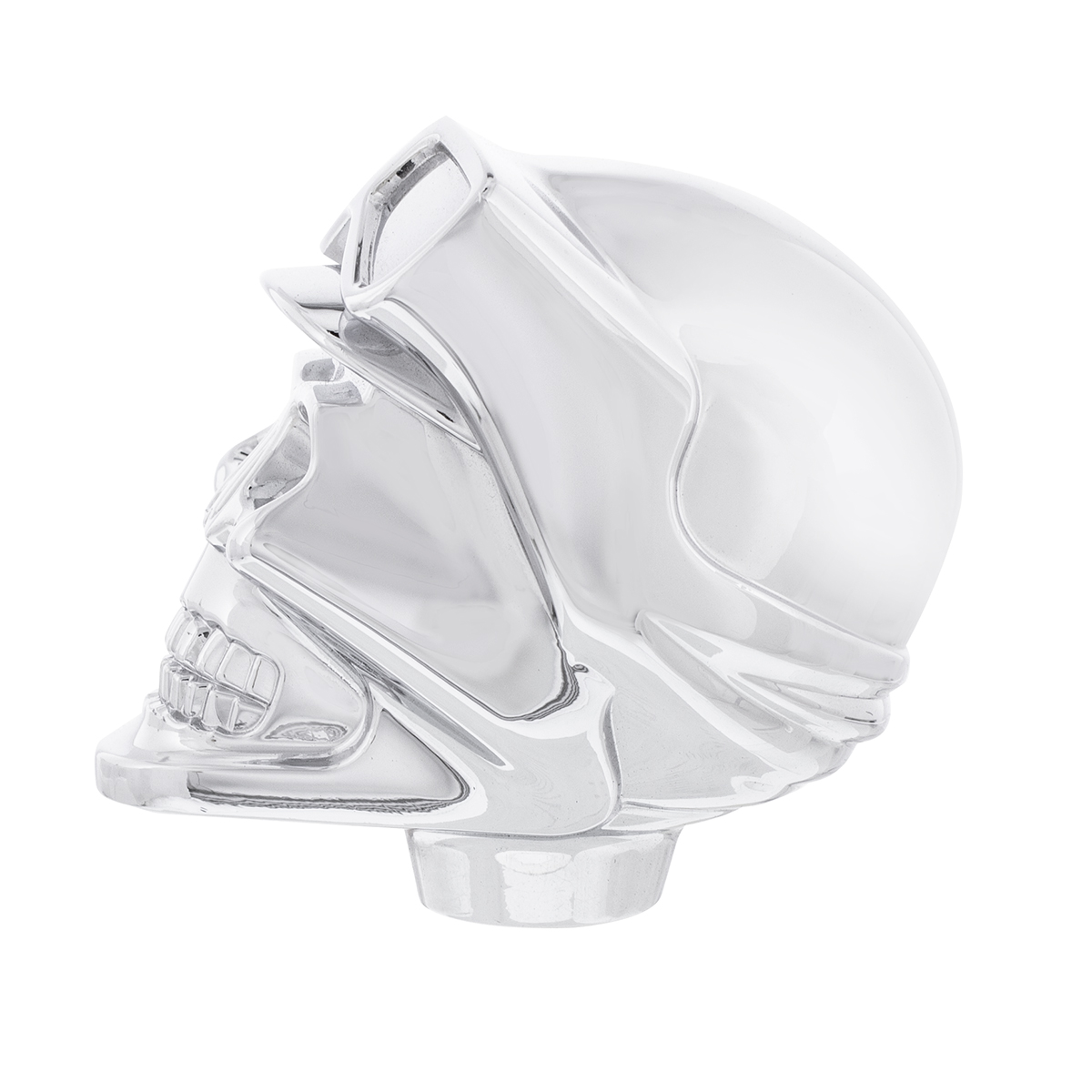 Skull Biker 1/2"-13 Thread-on Shift Knob - Chrome(Bulk) - Thumbnail 2