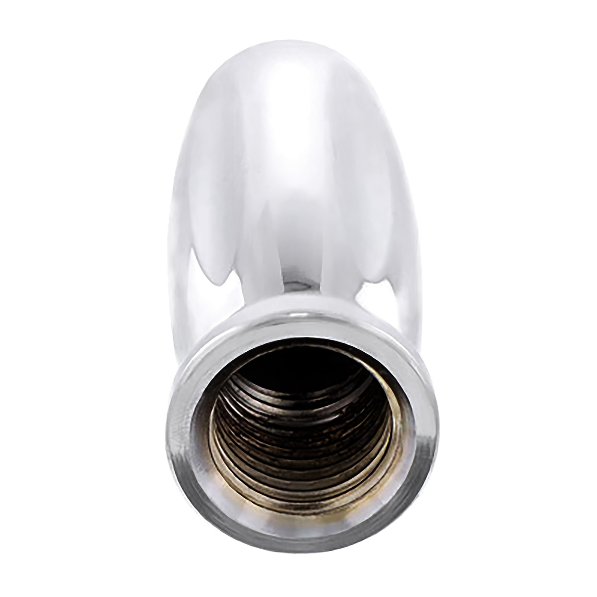 M30X3.5 Thread-On Vegas Style Gearshift Knob With 9/10 Speed Adapter - Chrome/Vertical - Thumbnail 4