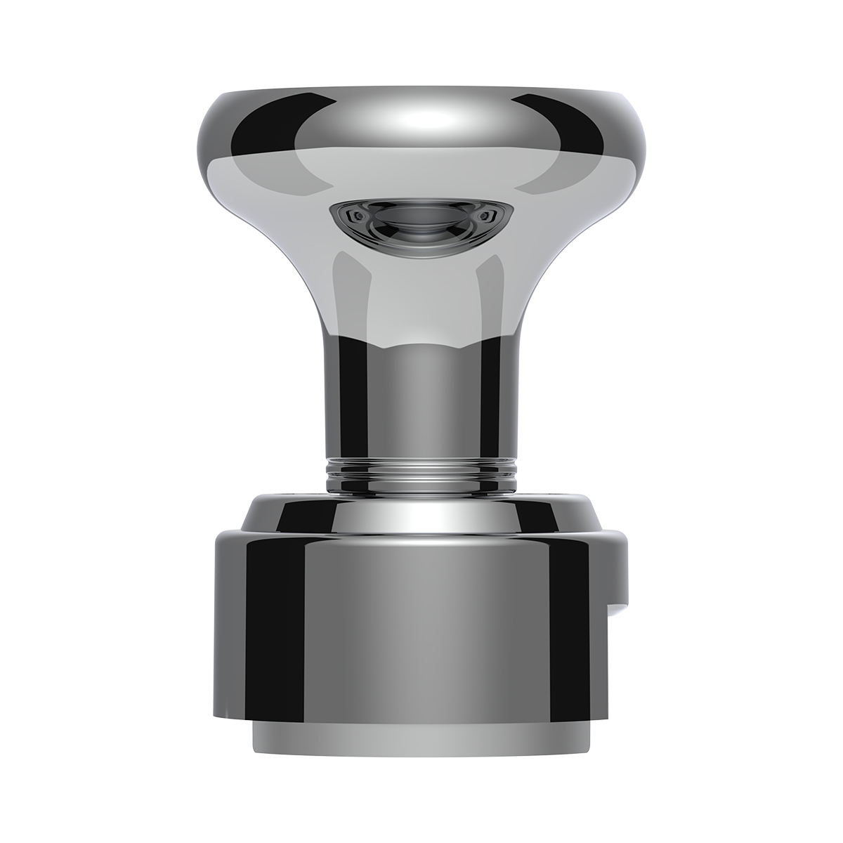 Thread-On Gearshift Knob & Adapter For Eaton Fuller Style 13/15/18 Shifter - Chrome - Thumbnail 2