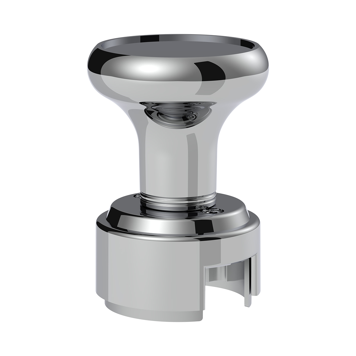 Thread-On Gearshift Knob & Adapter For Eaton Fuller Style 13/15/18 Shifter - Chrome - Thumbnail 7