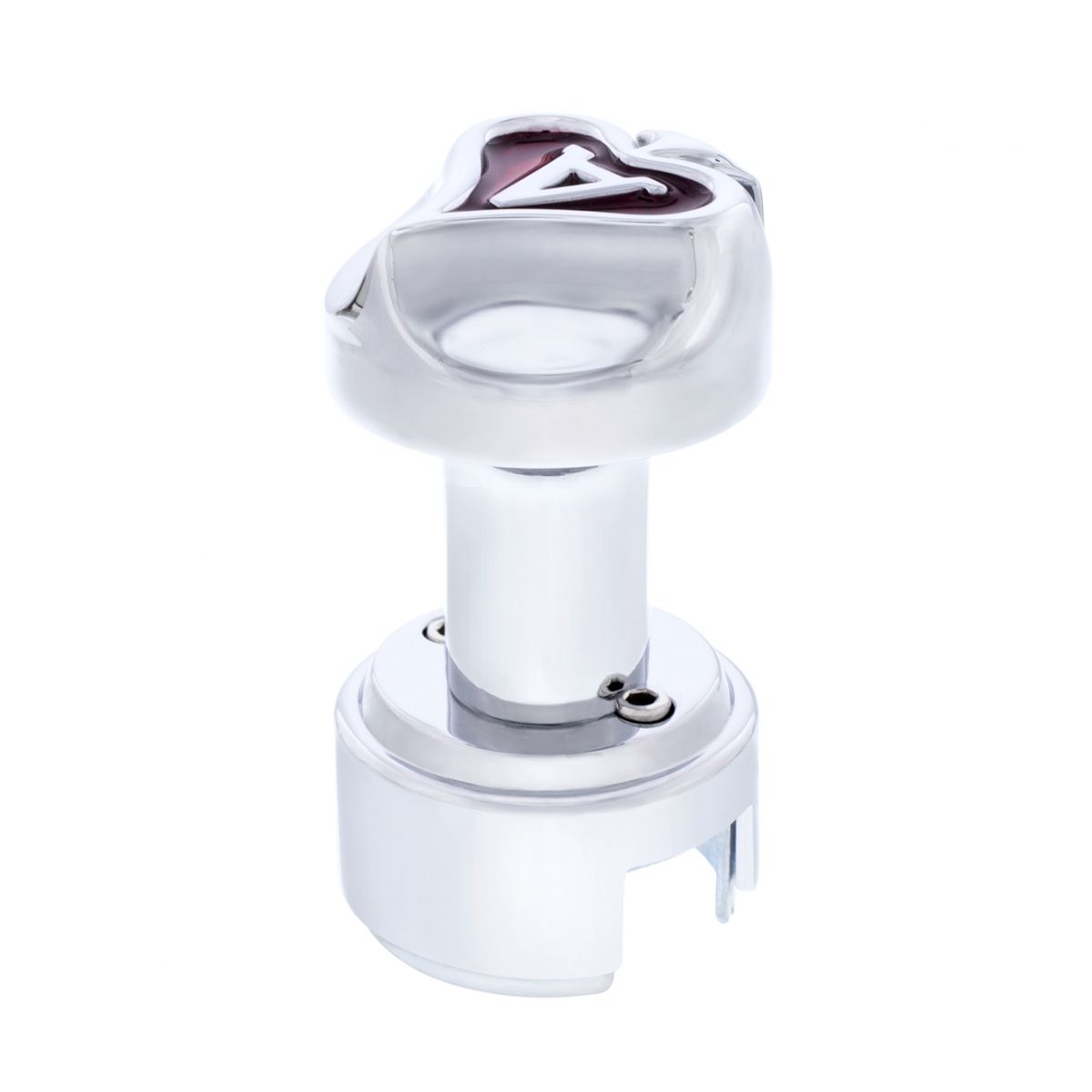 Ace of Spade Thread-On Gearshift Knob With 13/15/18 Speed Adapter - Chrome