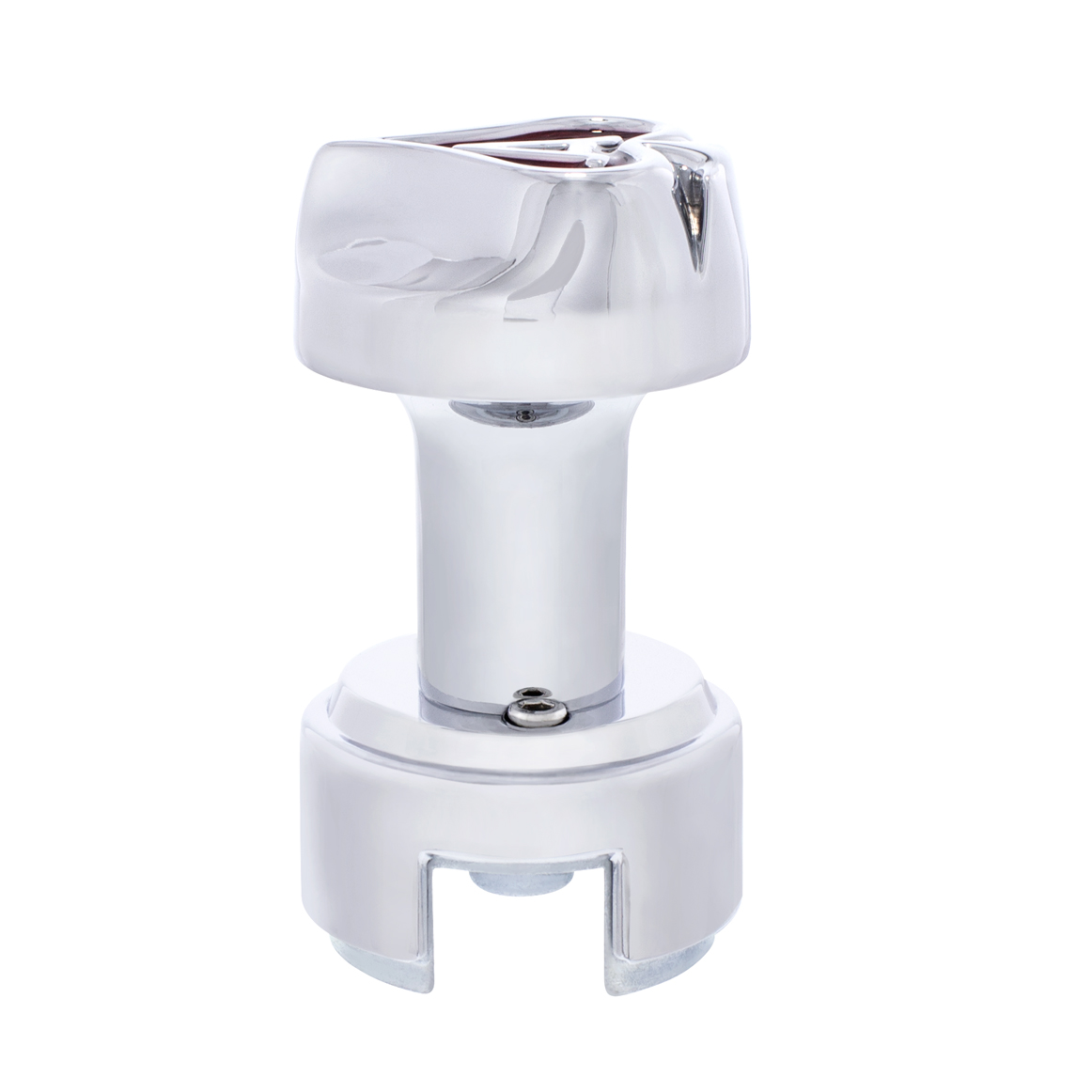 Ace of Spade Thread-On Gearshift Knob With 13/15/18 Speed Adapter - Chrome - Thumbnail 2