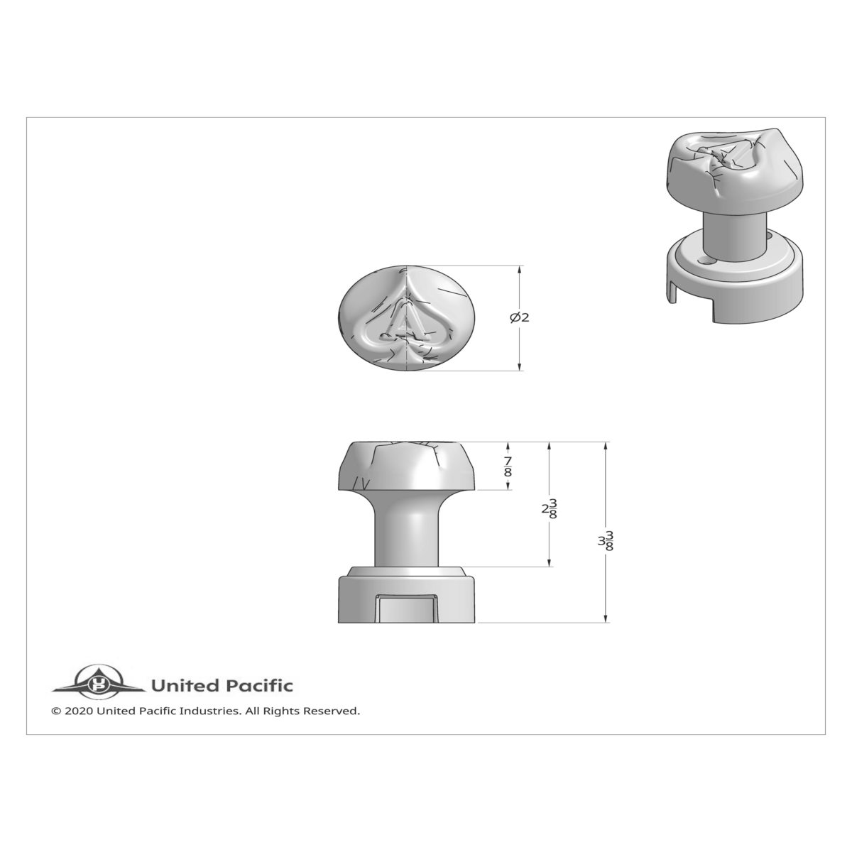Ace of Spade Thread-On Gearshift Knob With 13/15/18 Speed Adapter - Chrome - Thumbnail 7