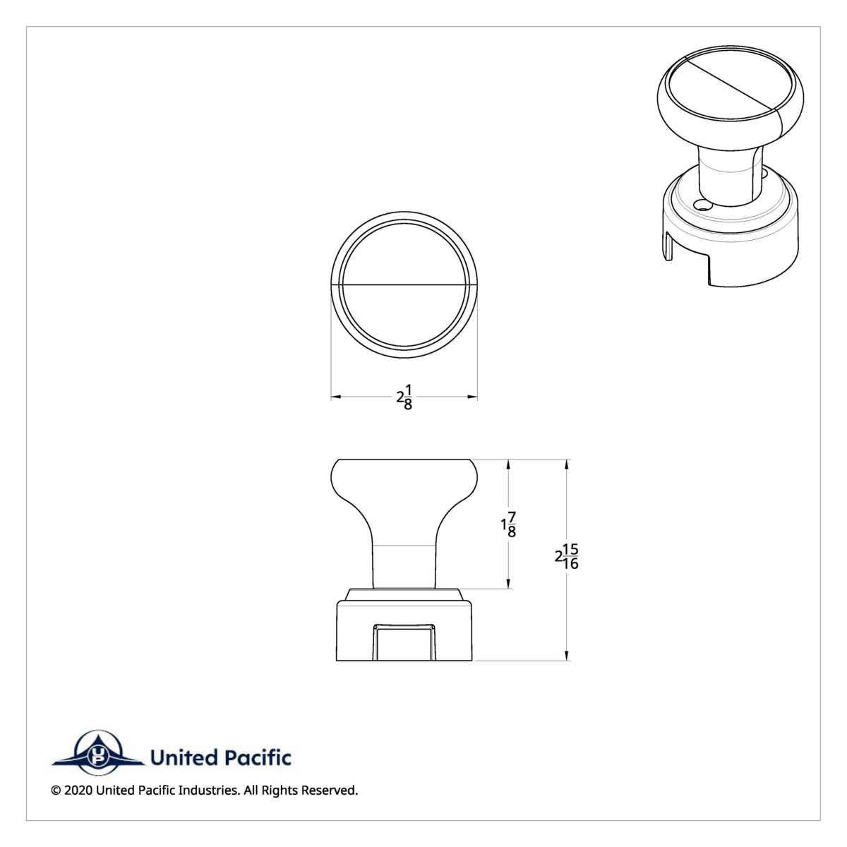 Thread-On Gearshift Knob With 13/15/18 Speed Adapter & USA Flag Sticker - Chrome - Thumbnail 7