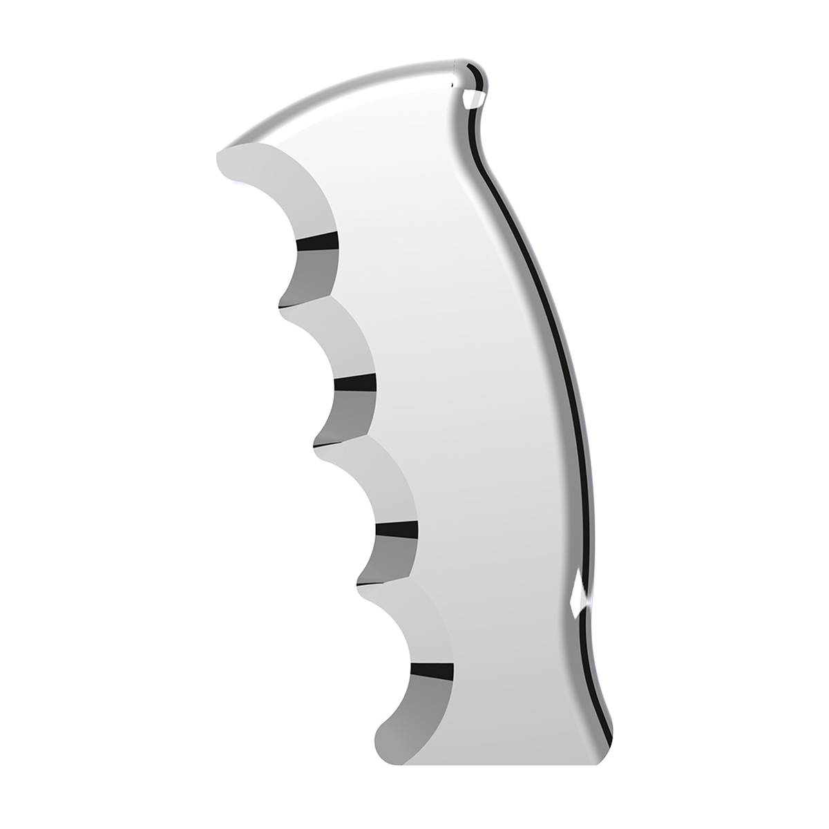 Thread-On Pistol Grip Gearshift Knob - Chrome - Thumbnail 2