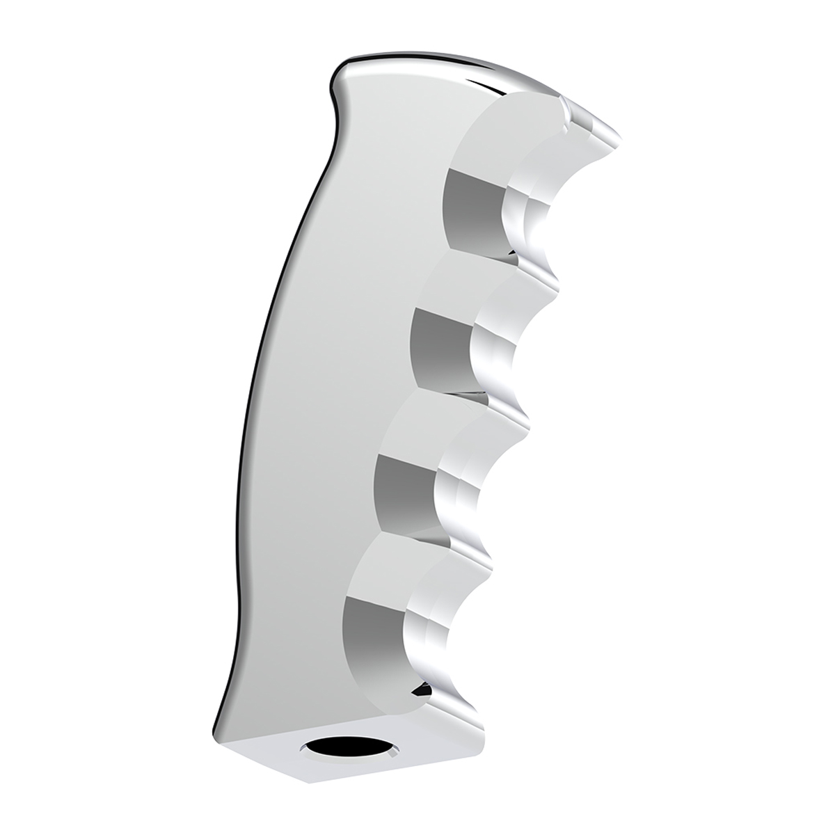 Thread-On Pistol Grip Gearshift Knob - Chrome - Thumbnail 5