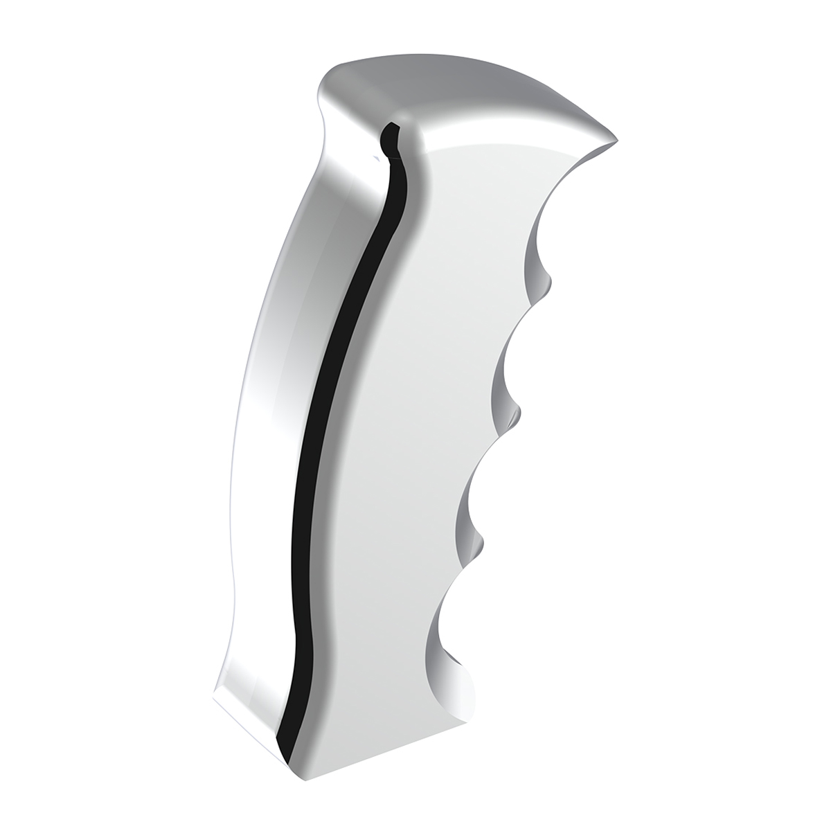 Thread-On Pistol Grip Gearshift Knob - Chrome - Thumbnail 6