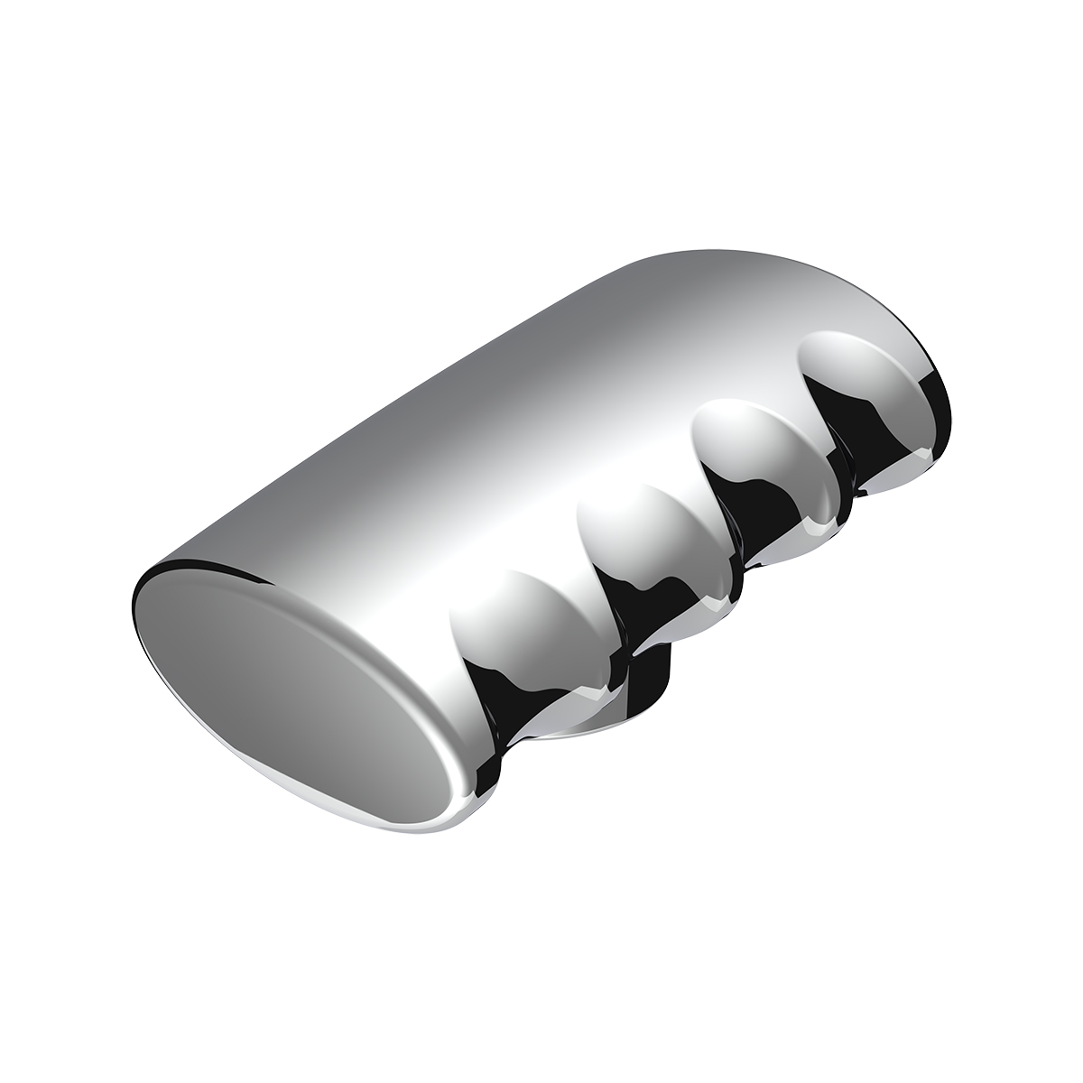 Thread-On T-Shape Gearshift Knob - Chrome - Thumbnail 4