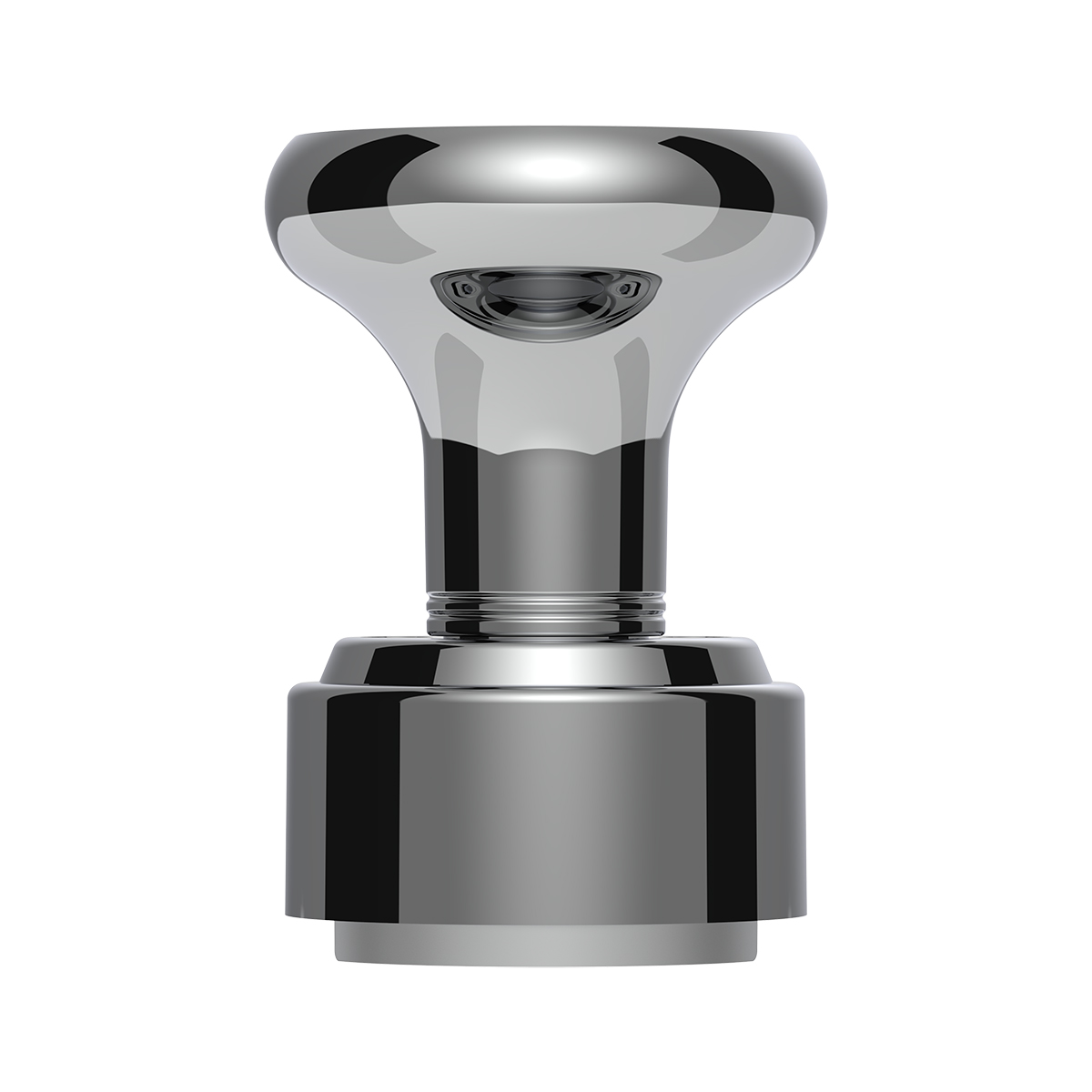 Thread-On Gearshift Knob & Adapter For Eaton Fuller Style 9/10 Shifter - Chrome - Thumbnail 2