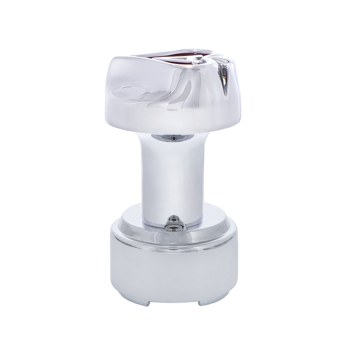 Ace of Spades Thread-On Shift Knob & Adapter For Eaton Fuller Style 9/10 Shifter - Chrome - Thumbnail 2