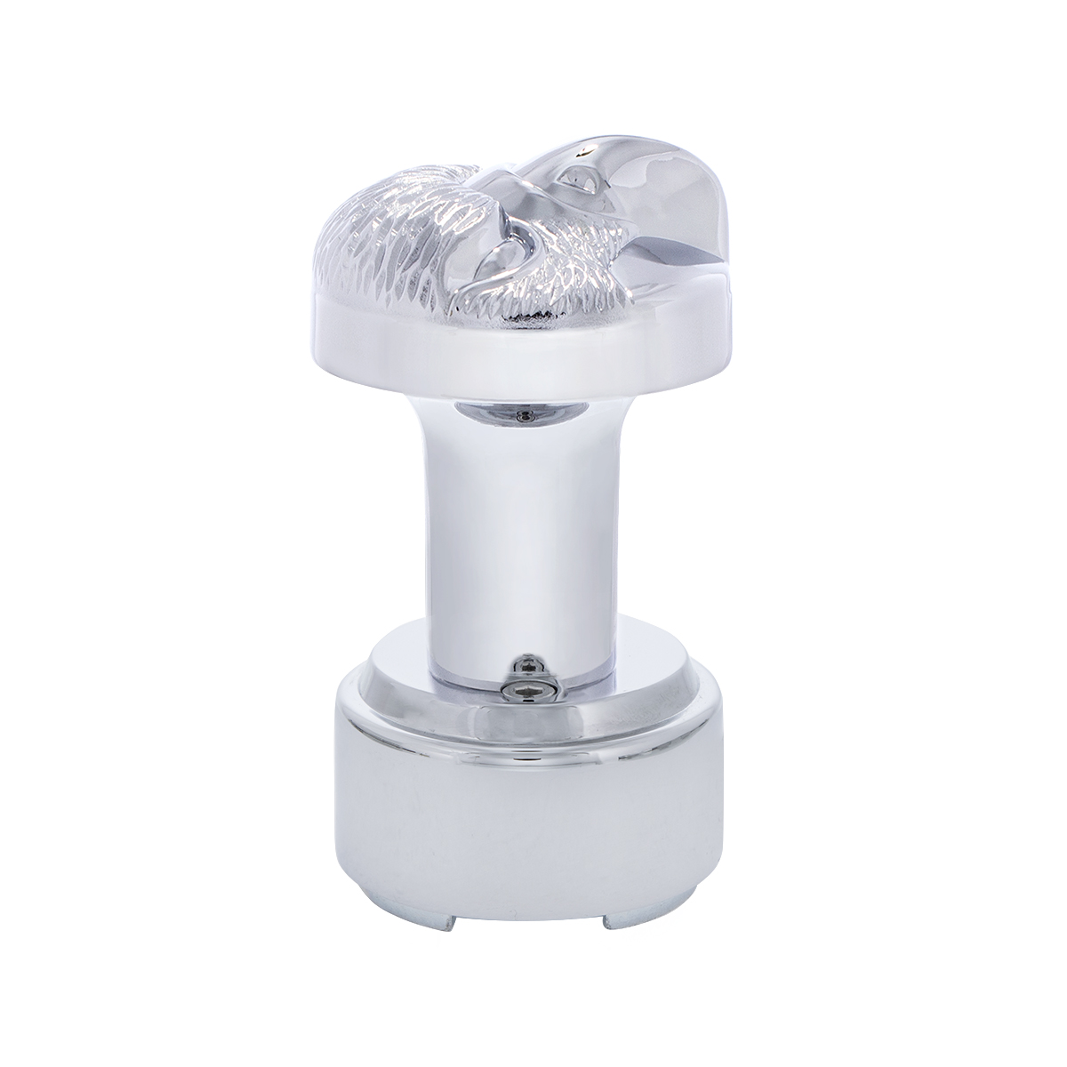 Eagle Thread-On Shift Knob & Adapter For Eaton Fuller Style 9/10 Shifter - Chrome - Thumbnail 2
