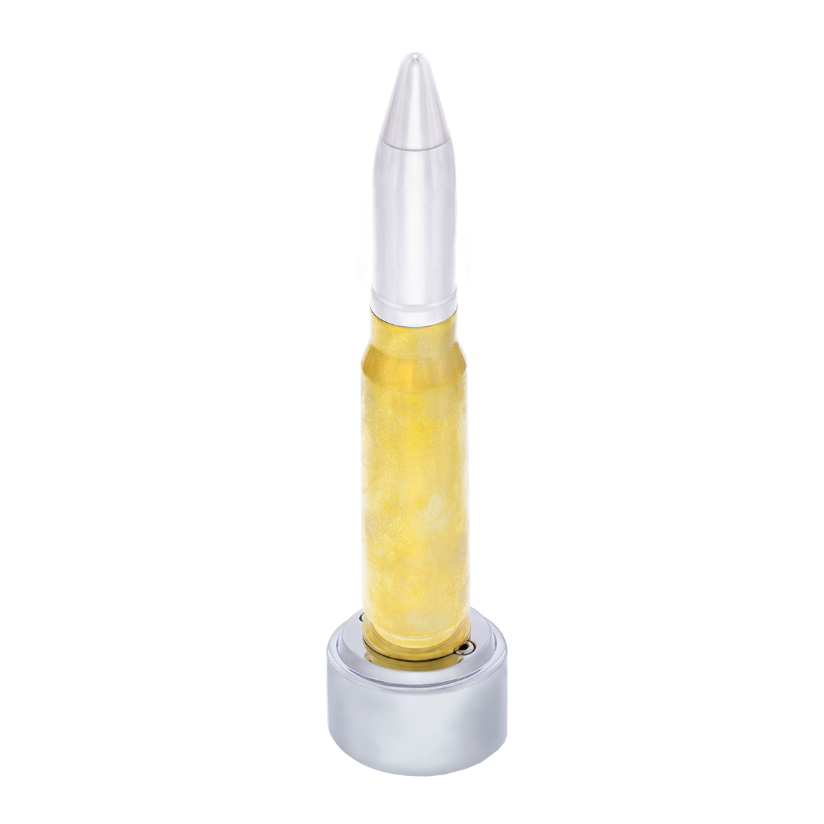 50 Caliber Bullet Style Thread-On Gearshift Knob With 9/10 Speed Adapter - Thumbnail 2