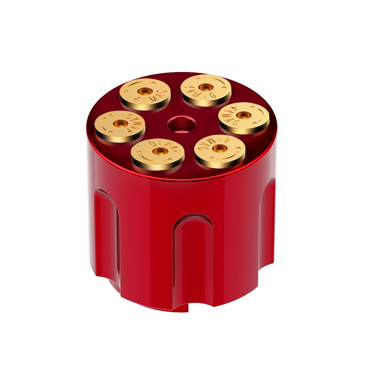 Gun Cylinder 9/10 Speed Gearshift Knob - Candy Red