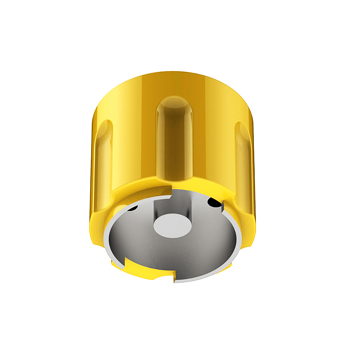 Gun Cylinder 9/10 Speed Gearshift Knob - Electric Yellow - Thumbnail 3